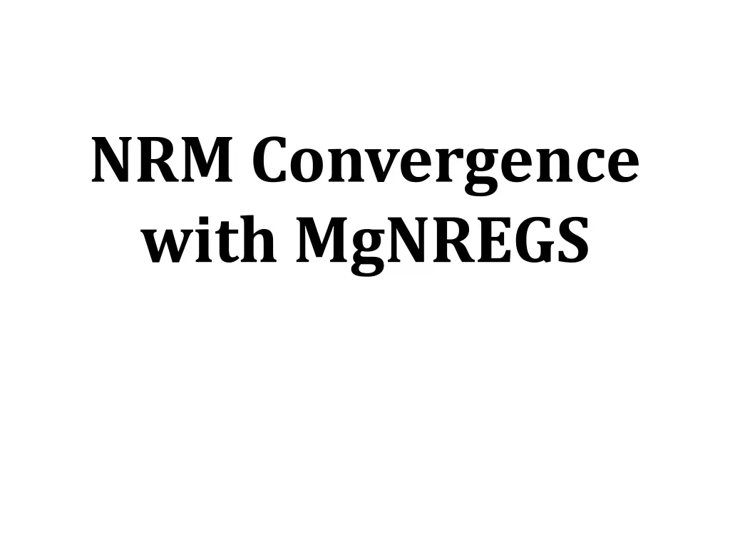 nrm convergence with mgnregs