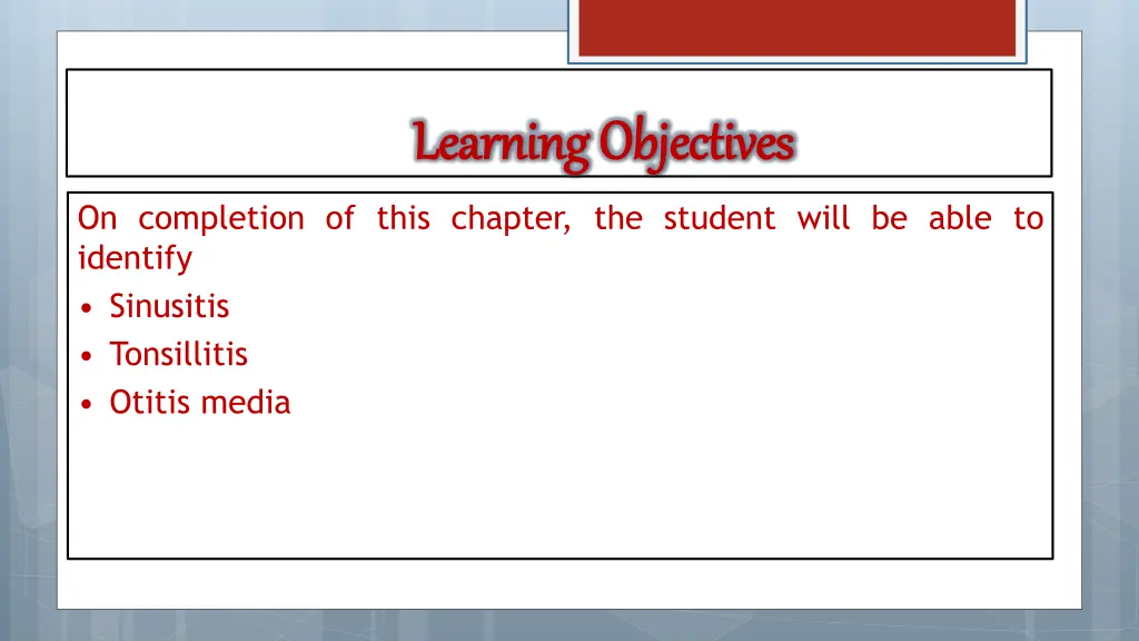 learning objectives learning objectives