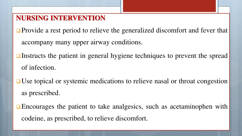 nursing intervention 1