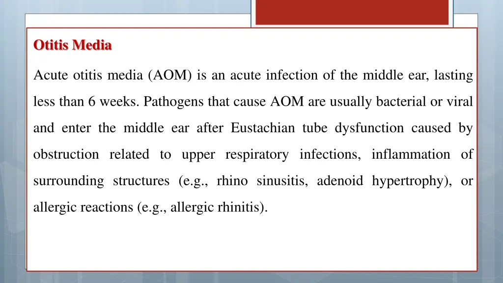 otitis media