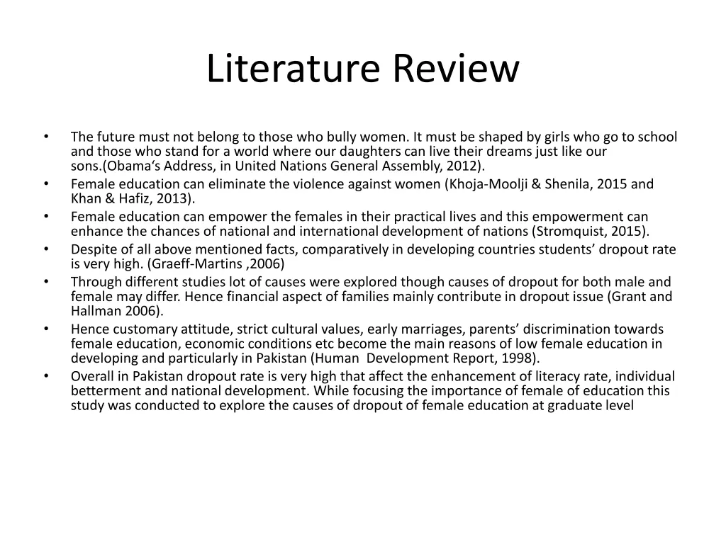 literature review