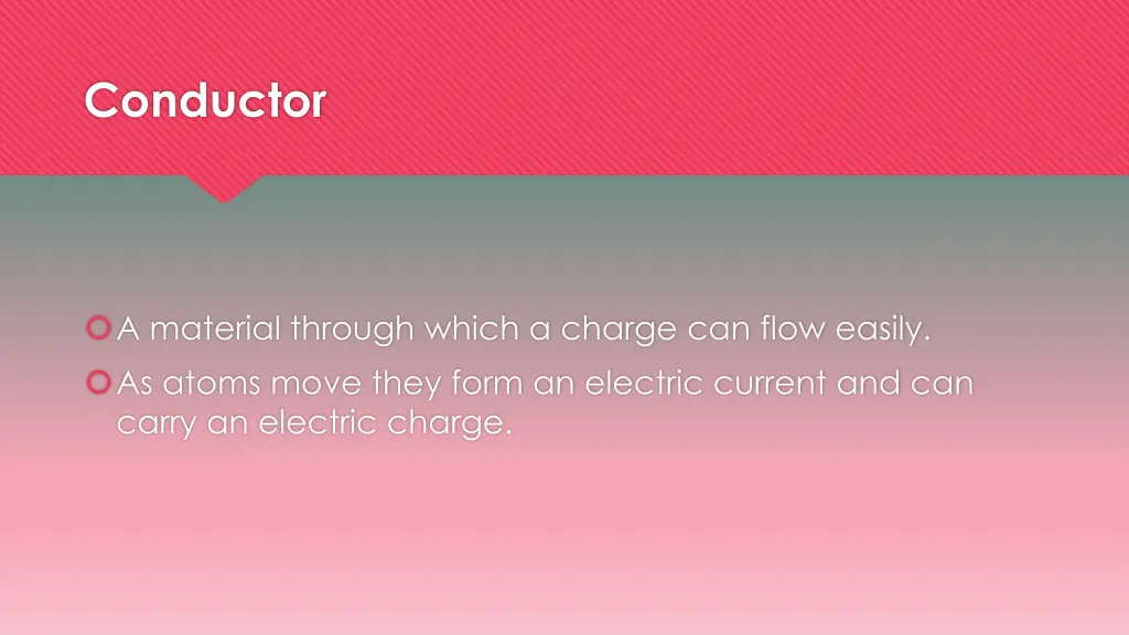 conductor