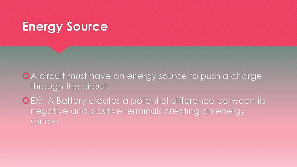 energy source