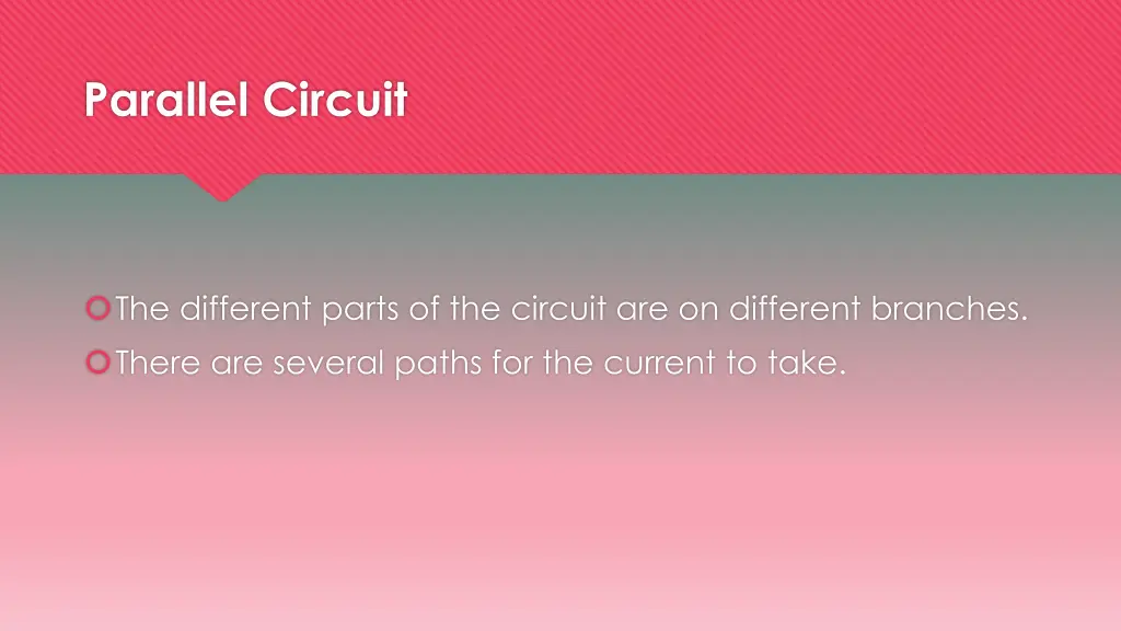 parallel circuit