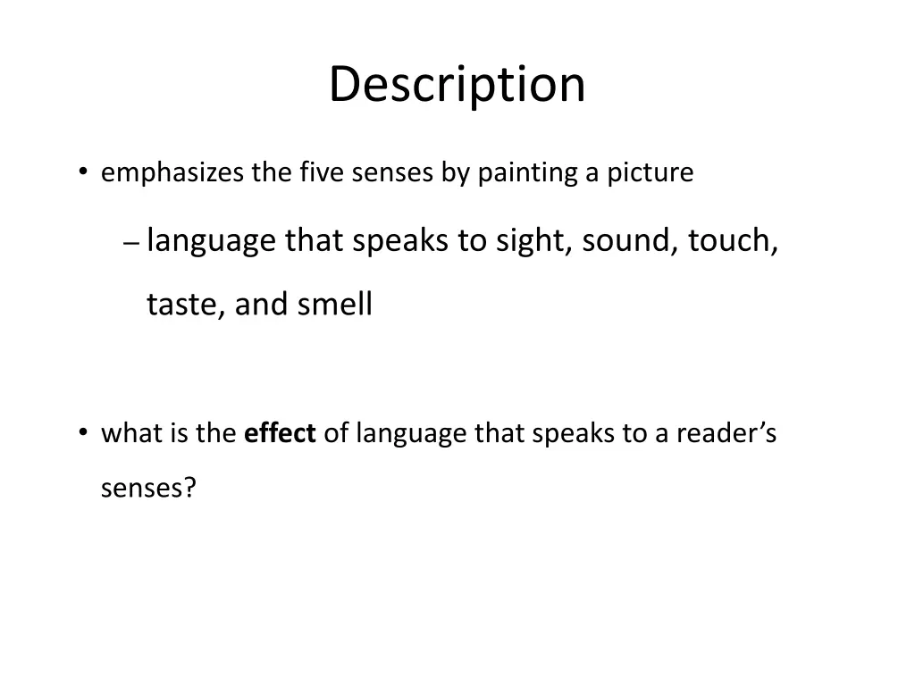 description