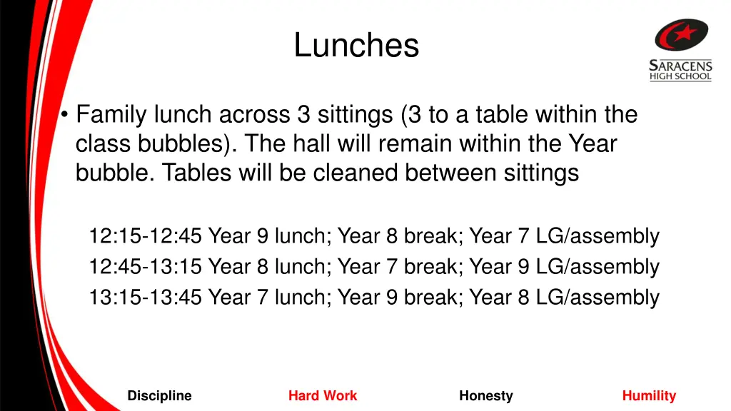lunches