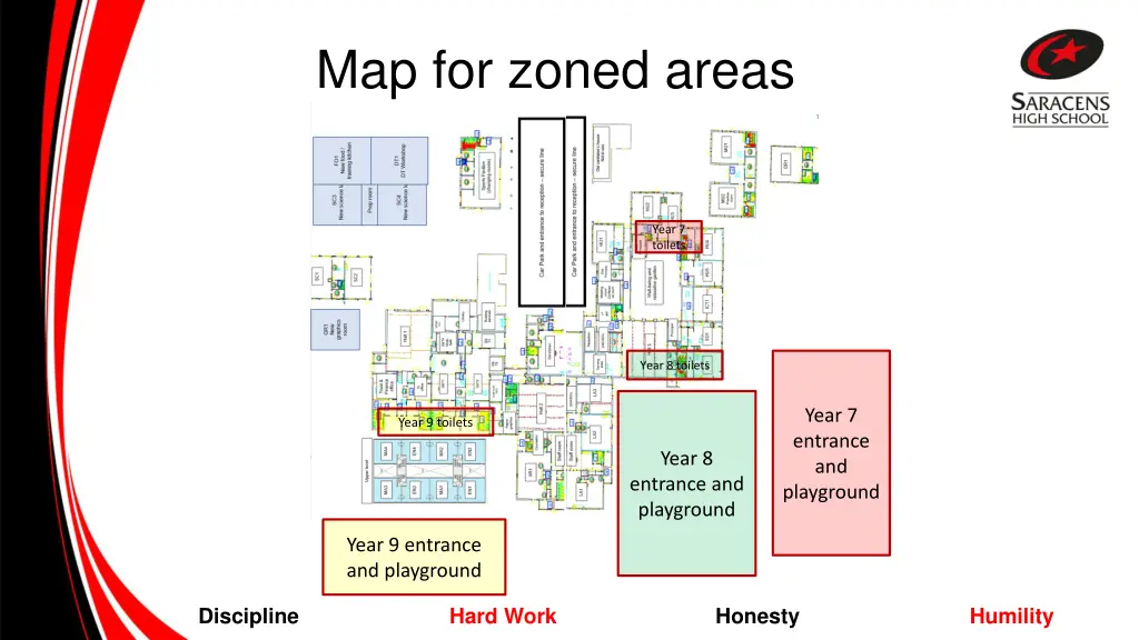 map for zoned areas