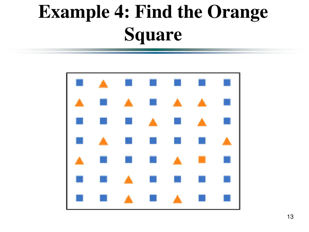 example 4 find the orange square