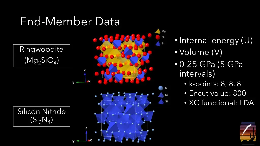 end member data