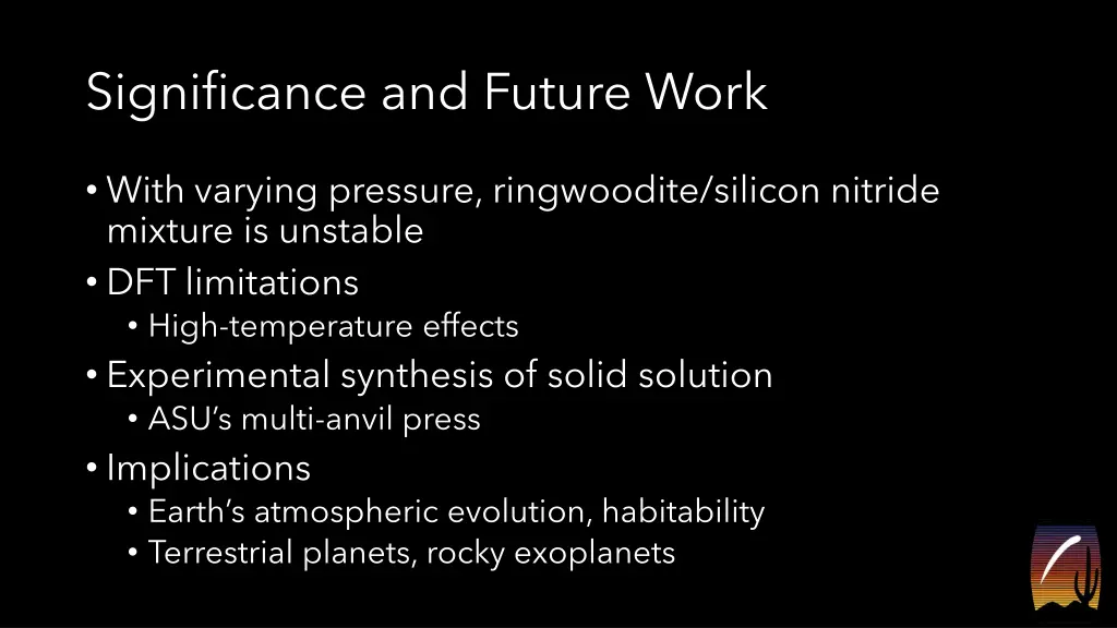 significance and future work