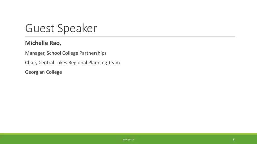 guest speaker