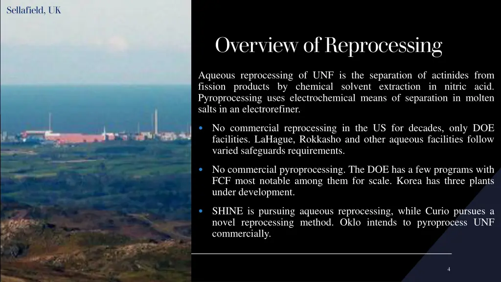 sellafield nuclear reprocessing plant