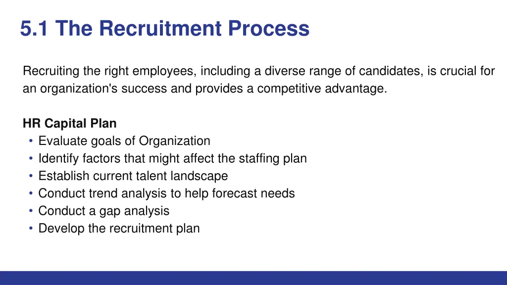 5 1 the recruitment process 1