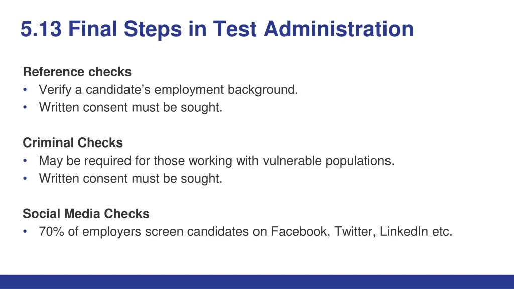 5 13 final steps in test administration