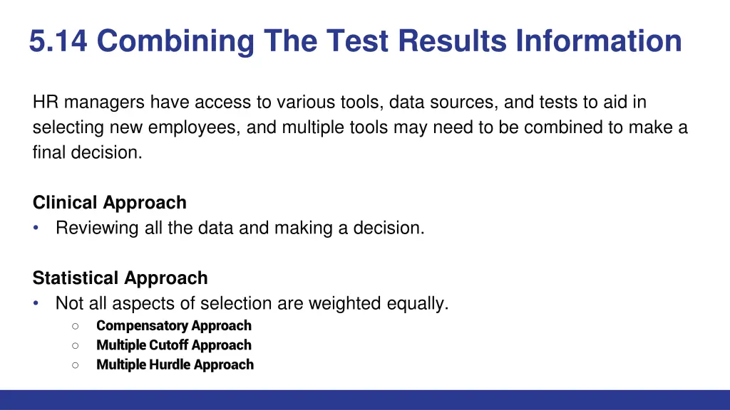 5 14 combining the test results information