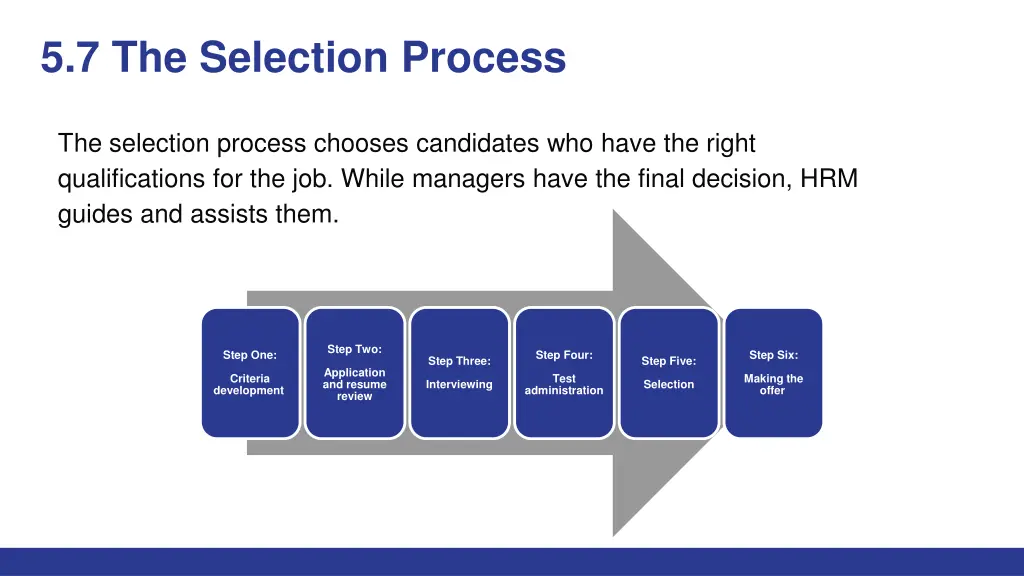 5 7 the selection process