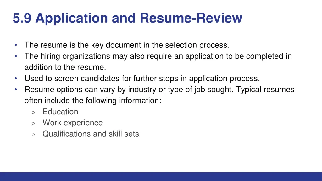 5 9 application and resume review