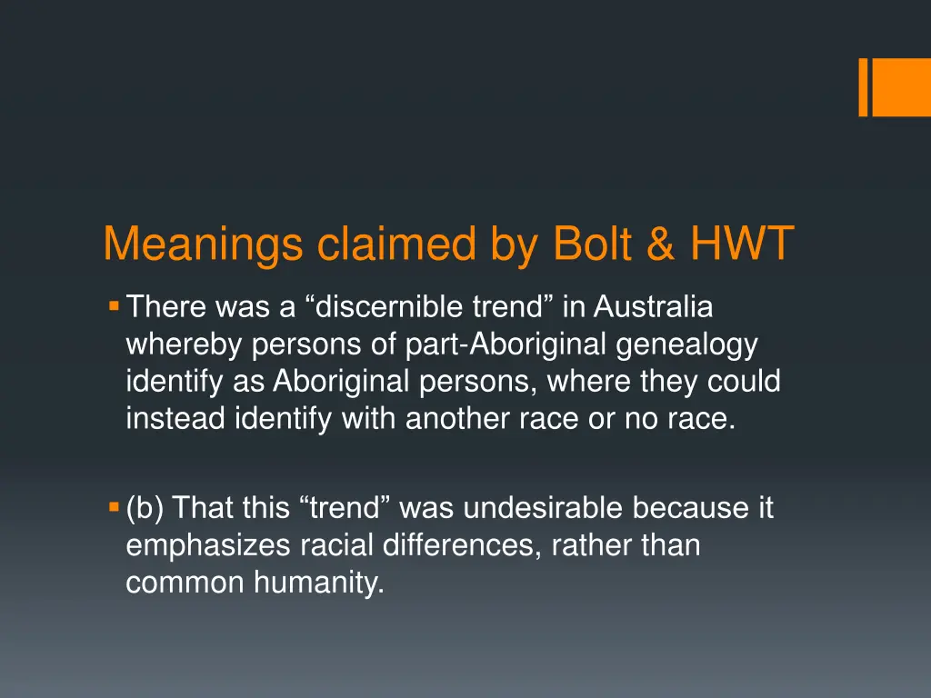 meanings claimed by bolt hwt