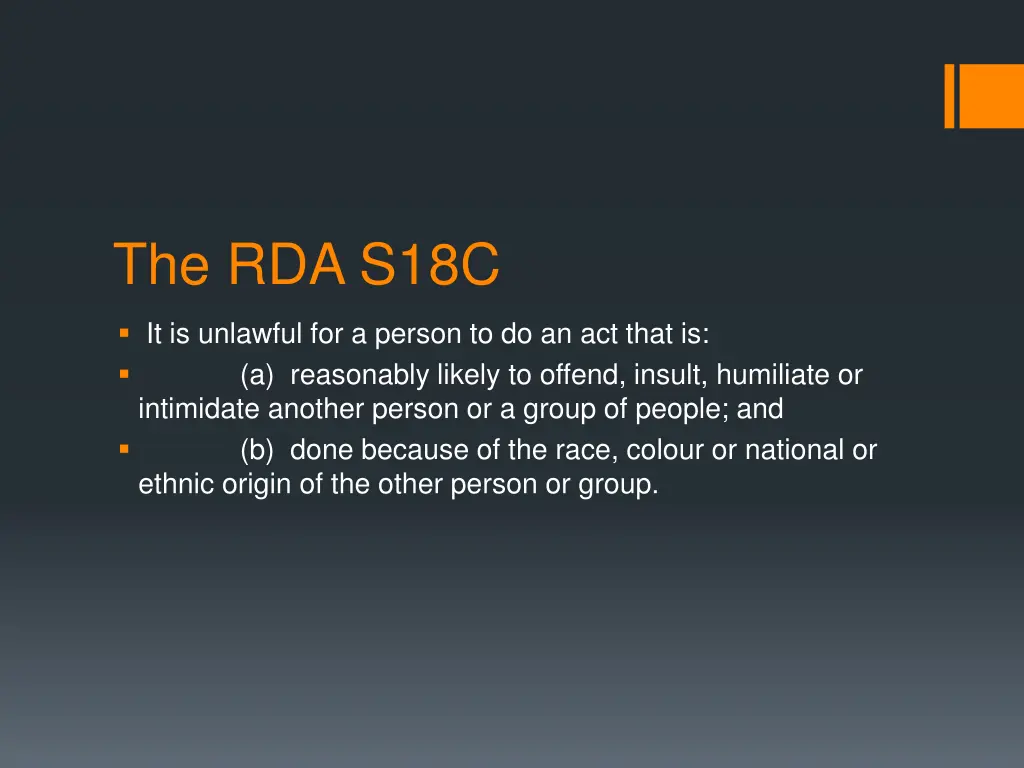 the rda s18c