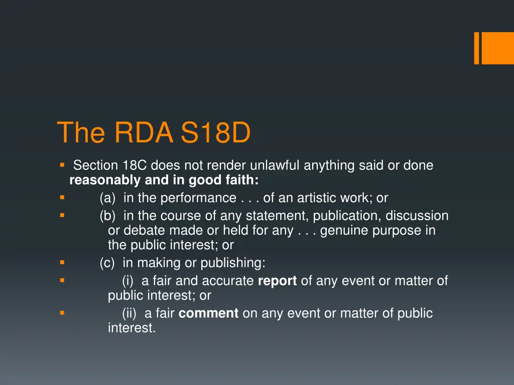 the rda s18d