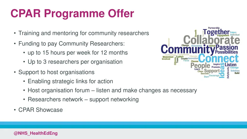 cpar programme offer