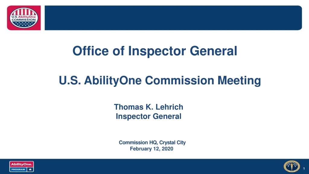 office of inspector general