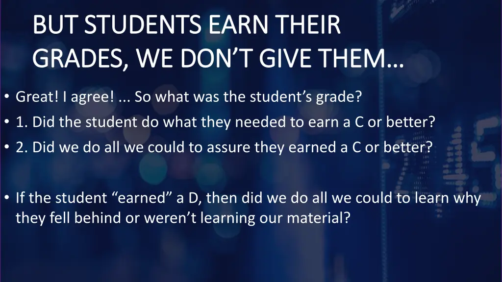 but students earn their but students earn their