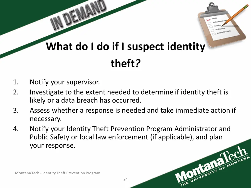 what do i do if i suspect identity theft