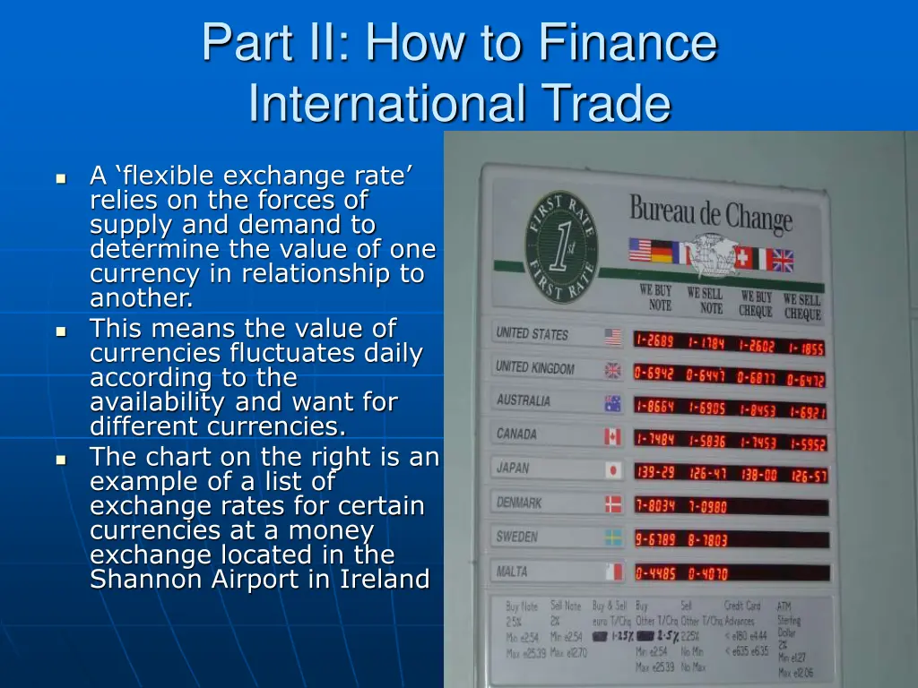 part ii how to finance international trade 2