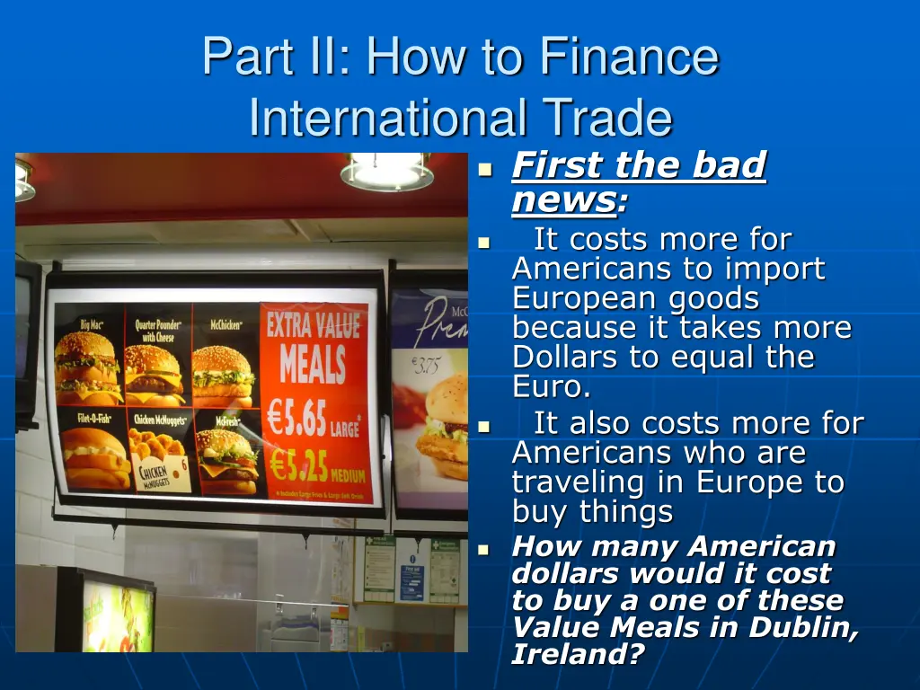 part ii how to finance international trade 5