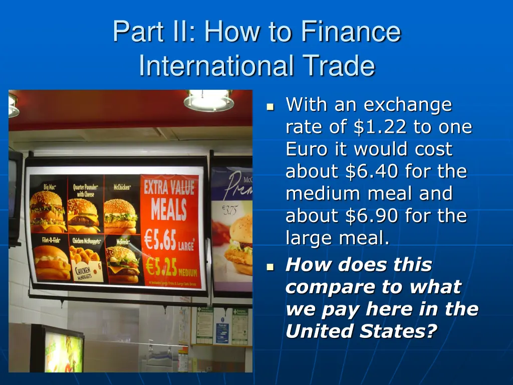 part ii how to finance international trade 6