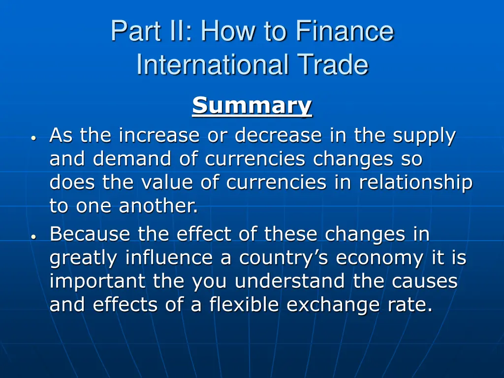 part ii how to finance international trade 8