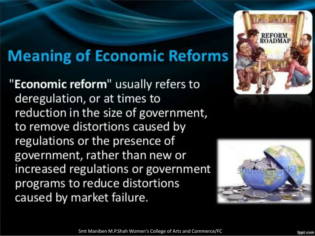 meaning of economic reforms economic reform
