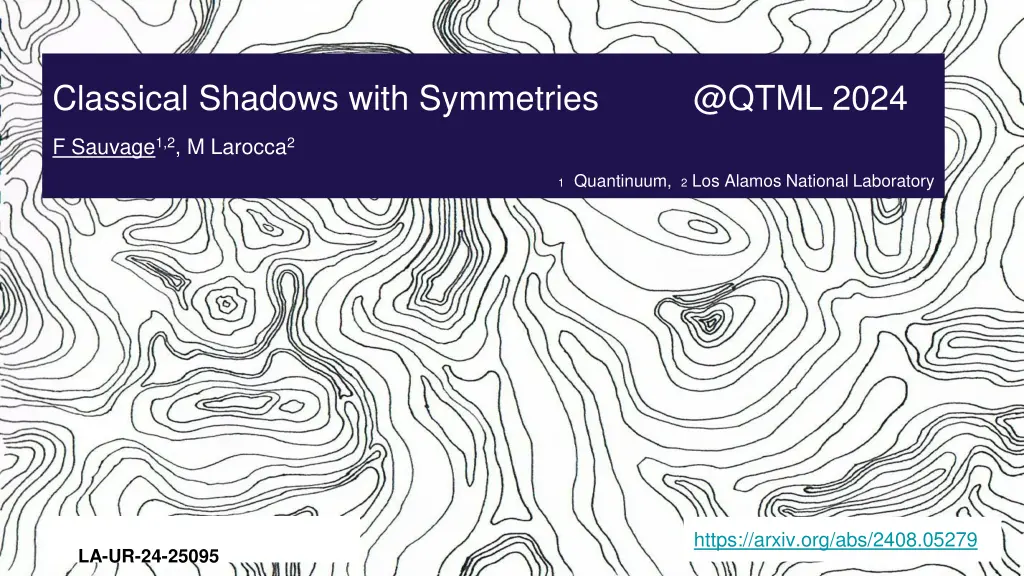 classical shadows with symmetries @qtml 2024