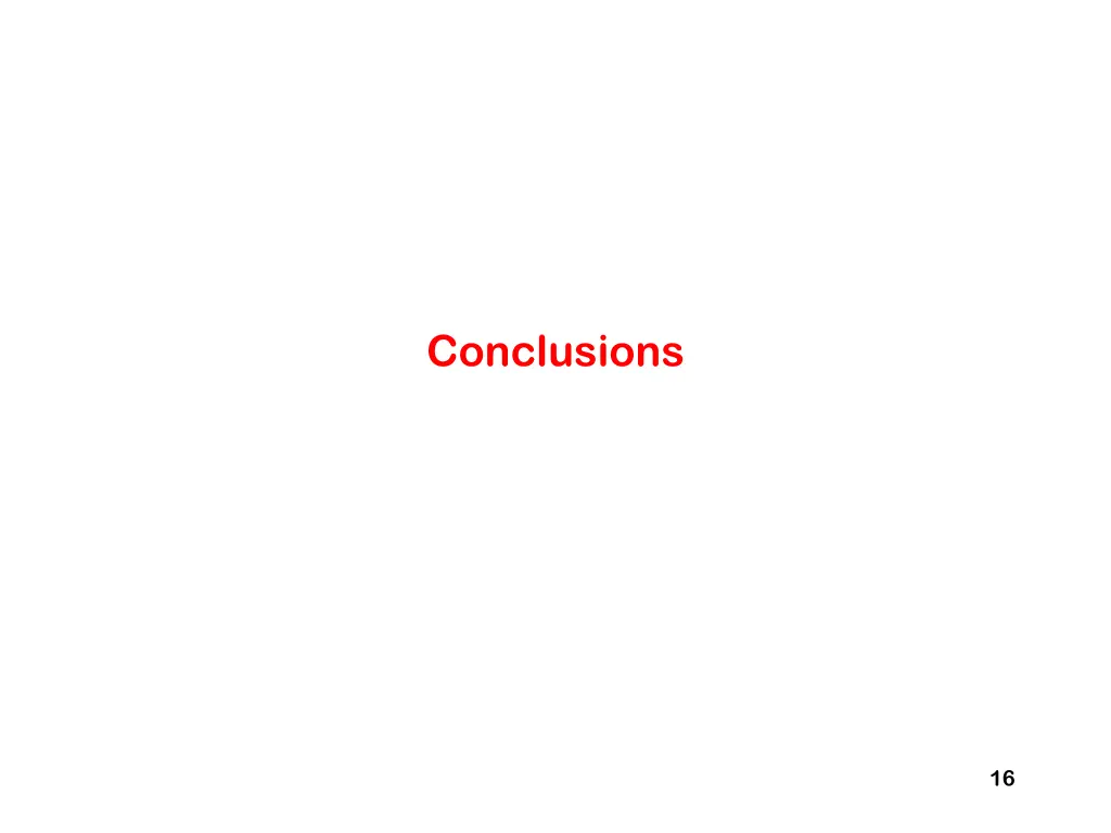 conclusions