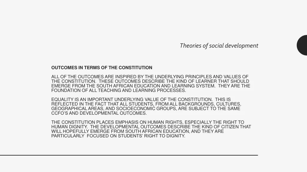 theories of social development 3