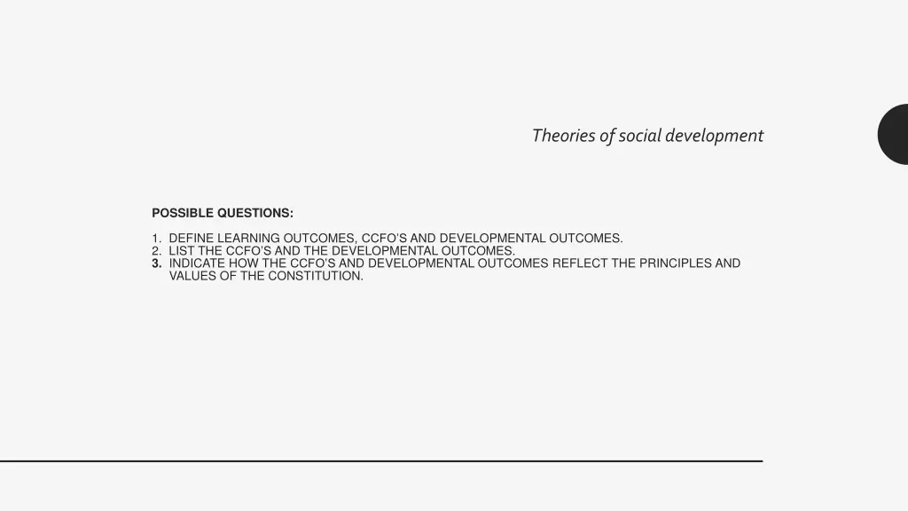 theories of social development 6