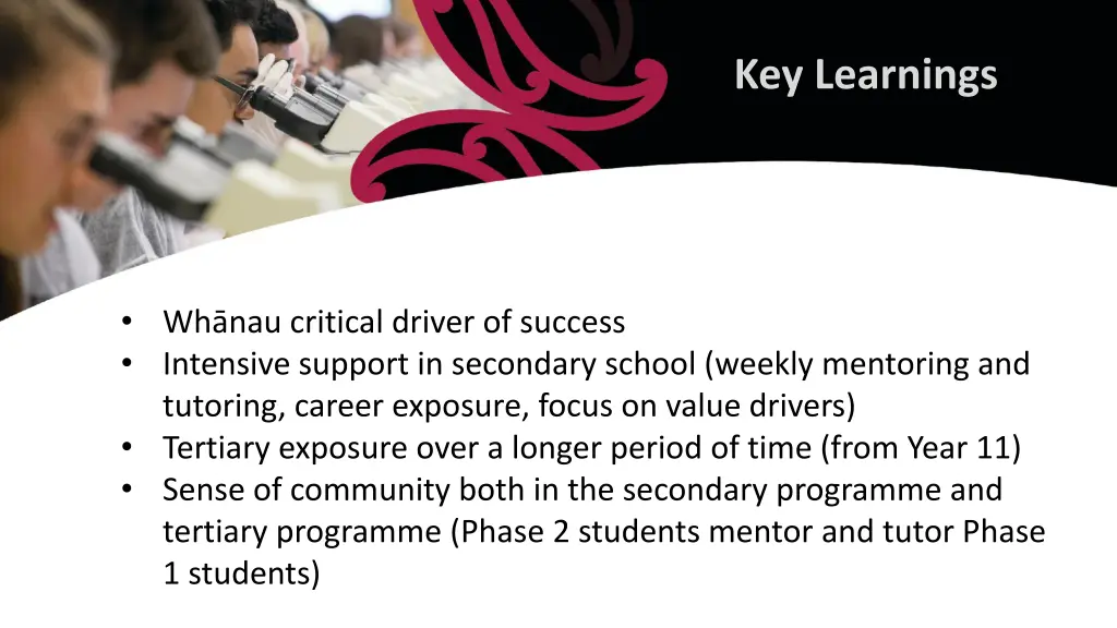 key learnings