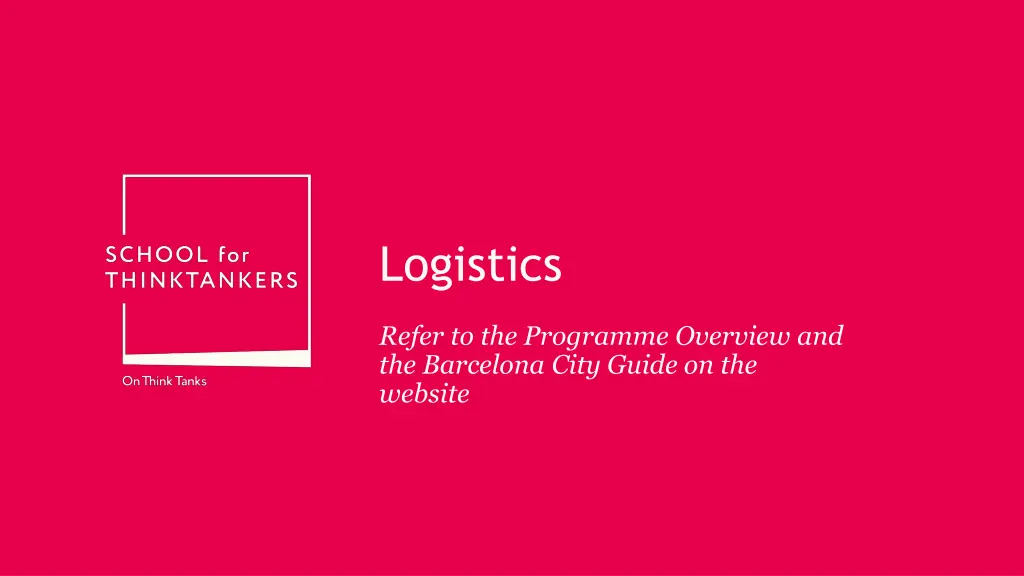 logistics