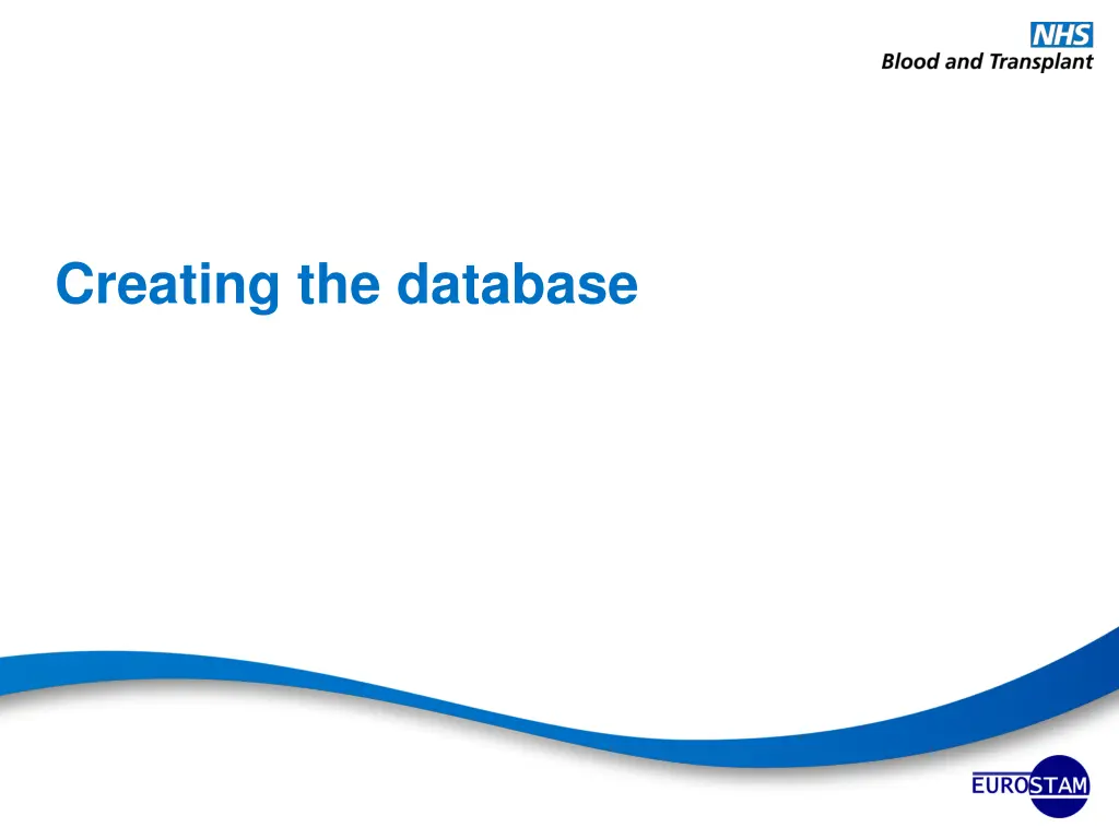 creating the database