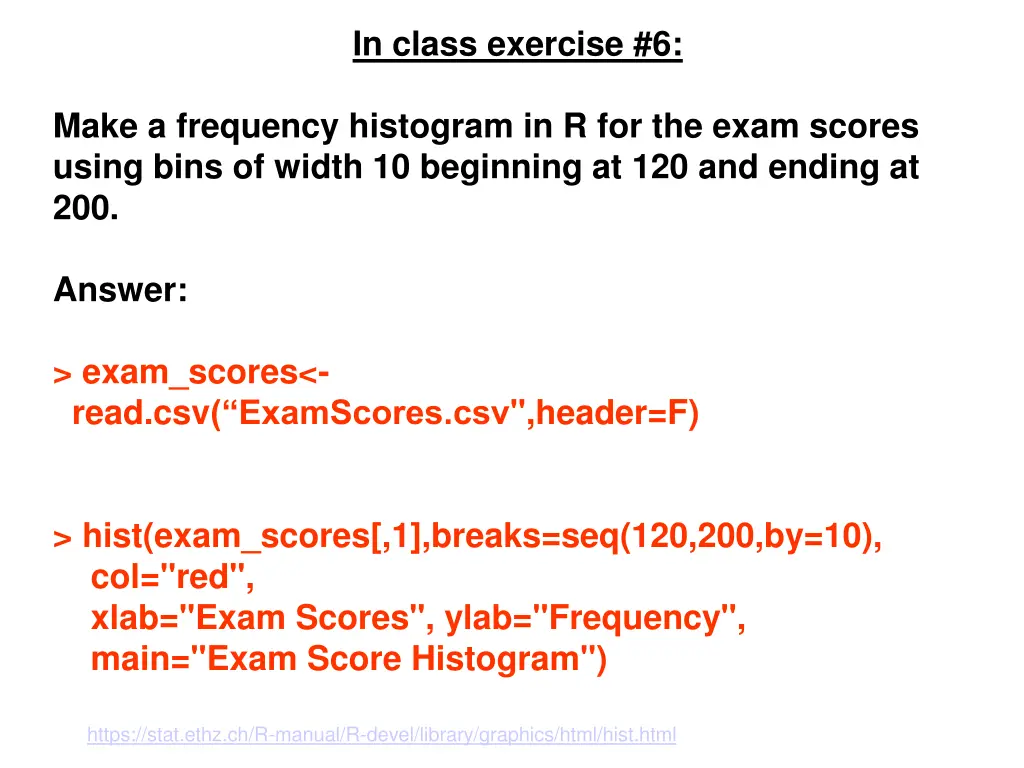 in class exercise 6 1