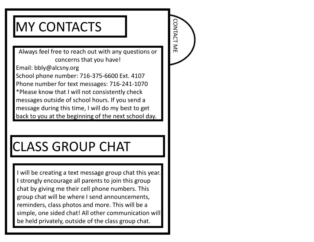 contact me