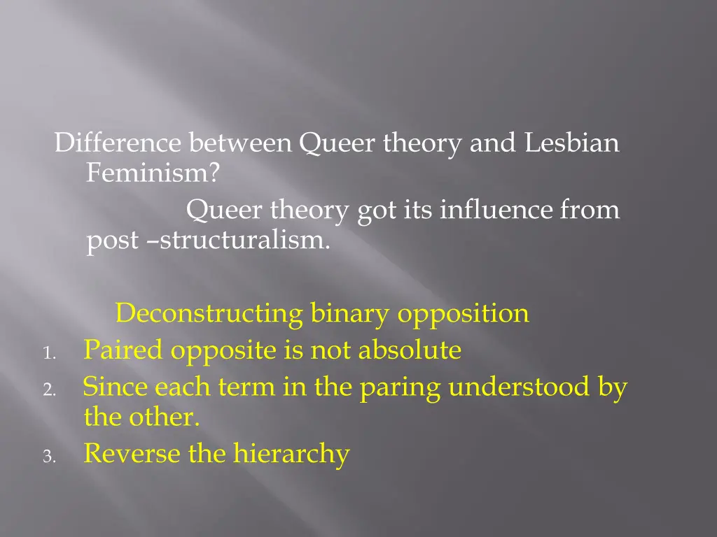 difference between queer theory and lesbian