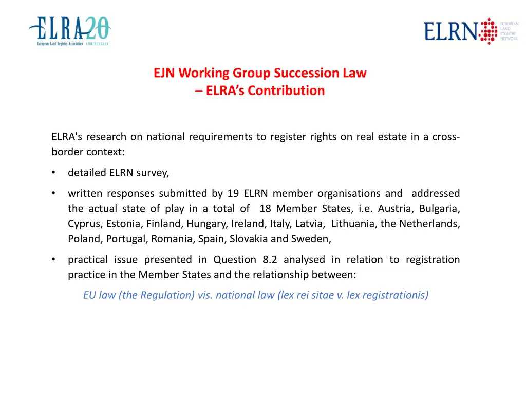 ejn working group succession law elra 1
