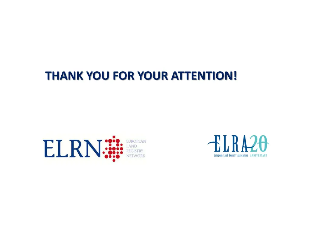 thank you for your attention