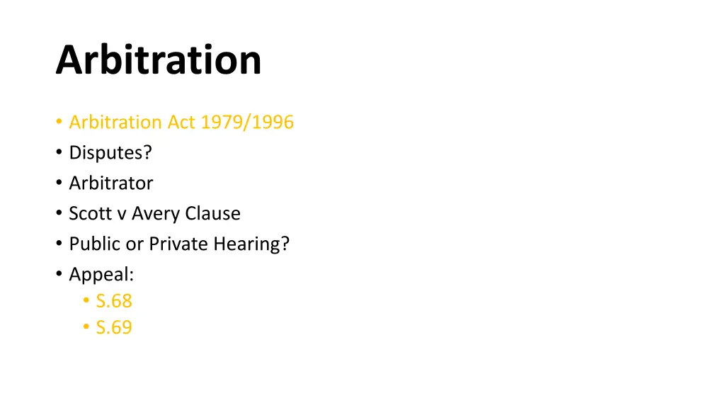 arbitration