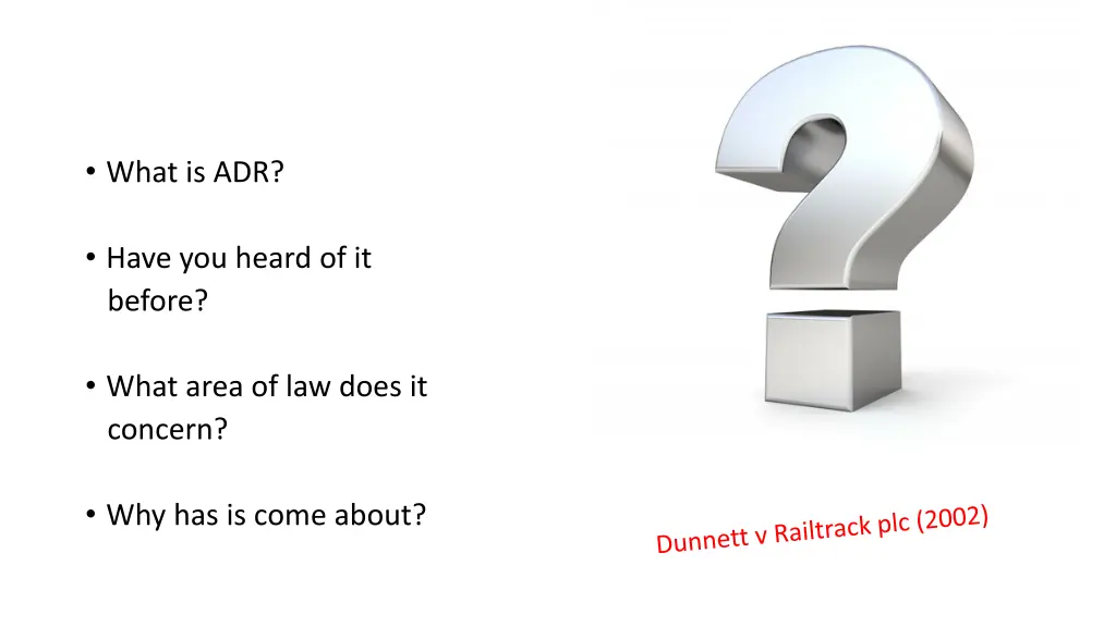 what is adr