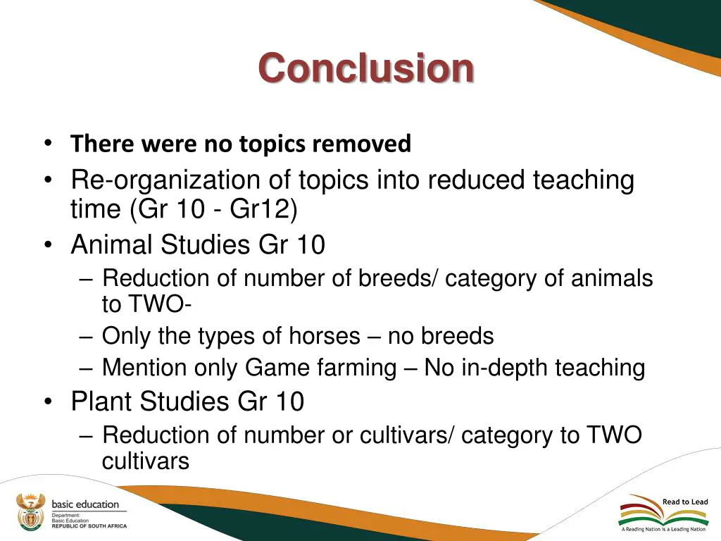 conclusion