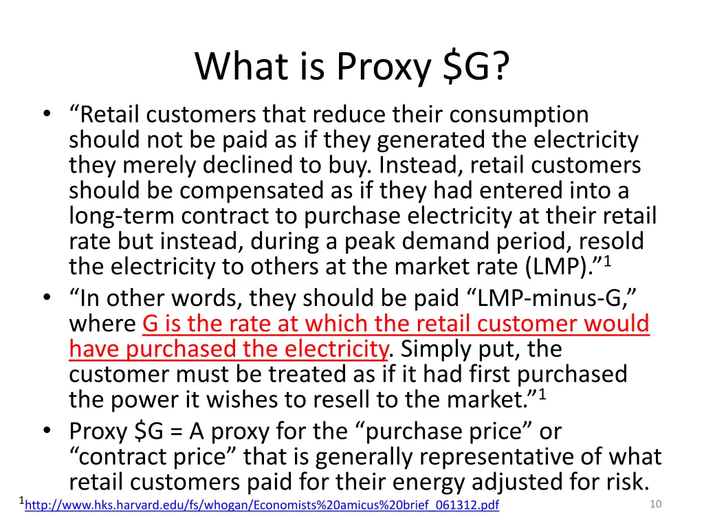 what is proxy g retail customers that reduce