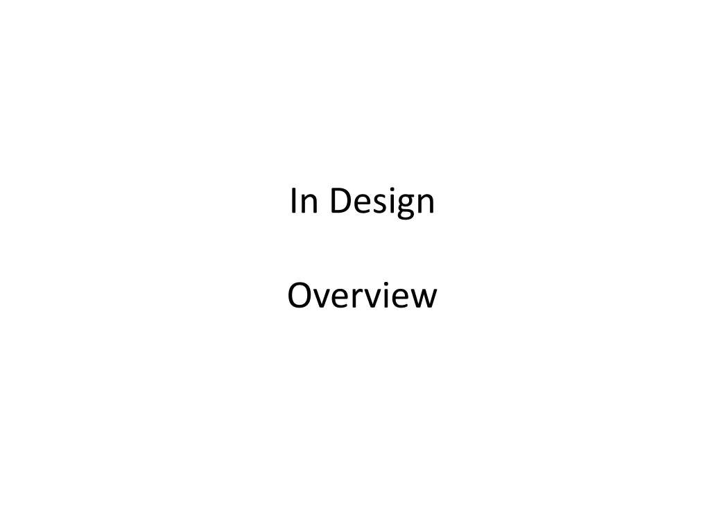 in design
